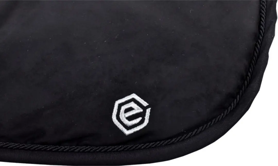 e.volve Equestrian Saddle Memory Foam Pad - Zwart