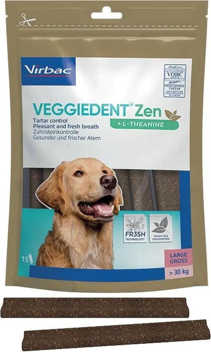 Veggiedent FR3SH Zen Kauwstrips Large