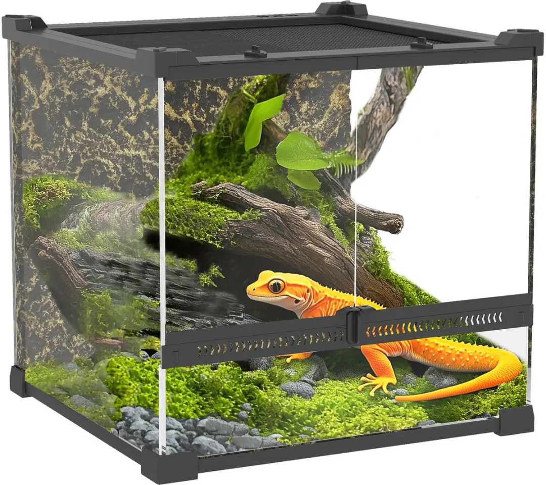 Pawhut Reptielenbox 30x30x30cm
