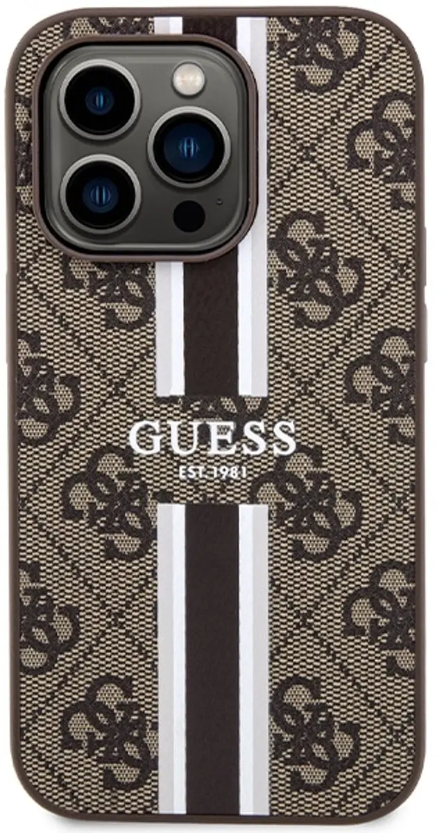 GUESS Hoesje iPhone 15 Pro - Bruin MagSafe - afbeelding 6 van 6