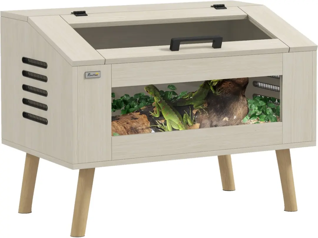 Pawhut Reptielenenterrarium 80x50x60cm