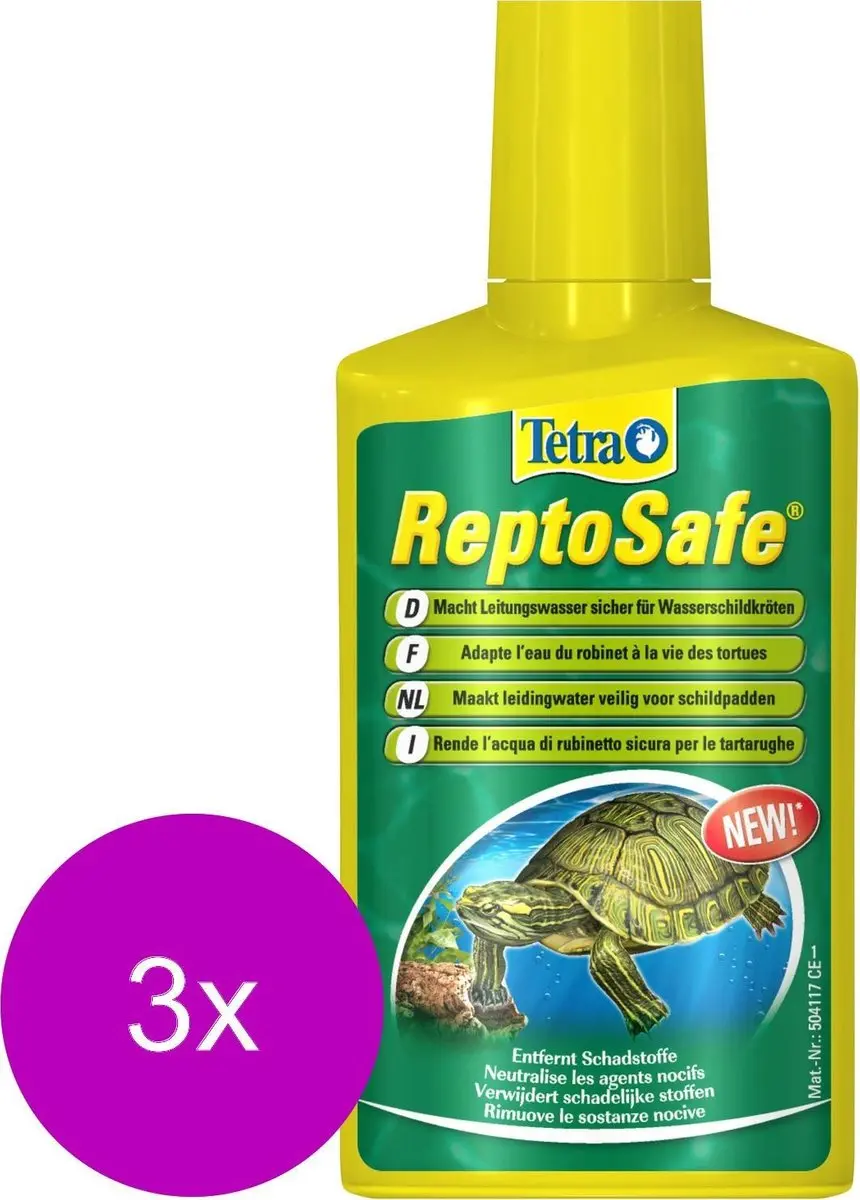 Tetra Fauna Reptosafe Medicijnen - 3x250ml