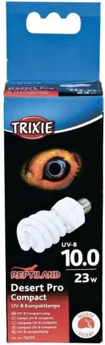 Trixie UV-B Lamp 10.0 Compact 23W - 6x6x15cm - afbeelding 6 van 6