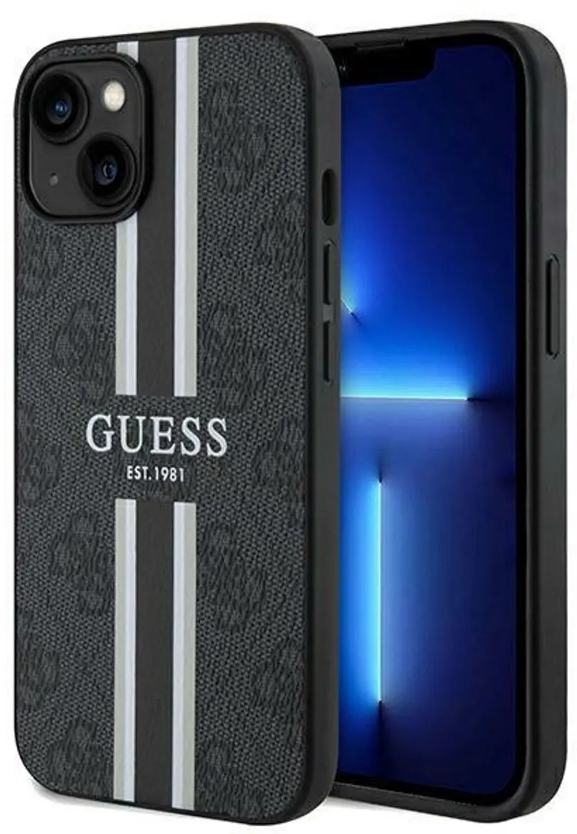 Guess 4G Printed Stripe Back Case