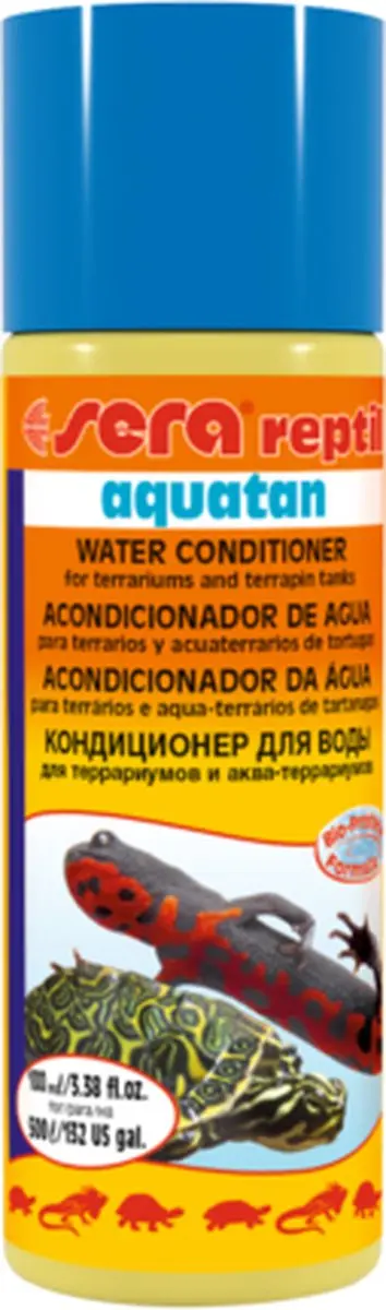 Sera Reptil Aquatan 100ml - Geel/Blauw