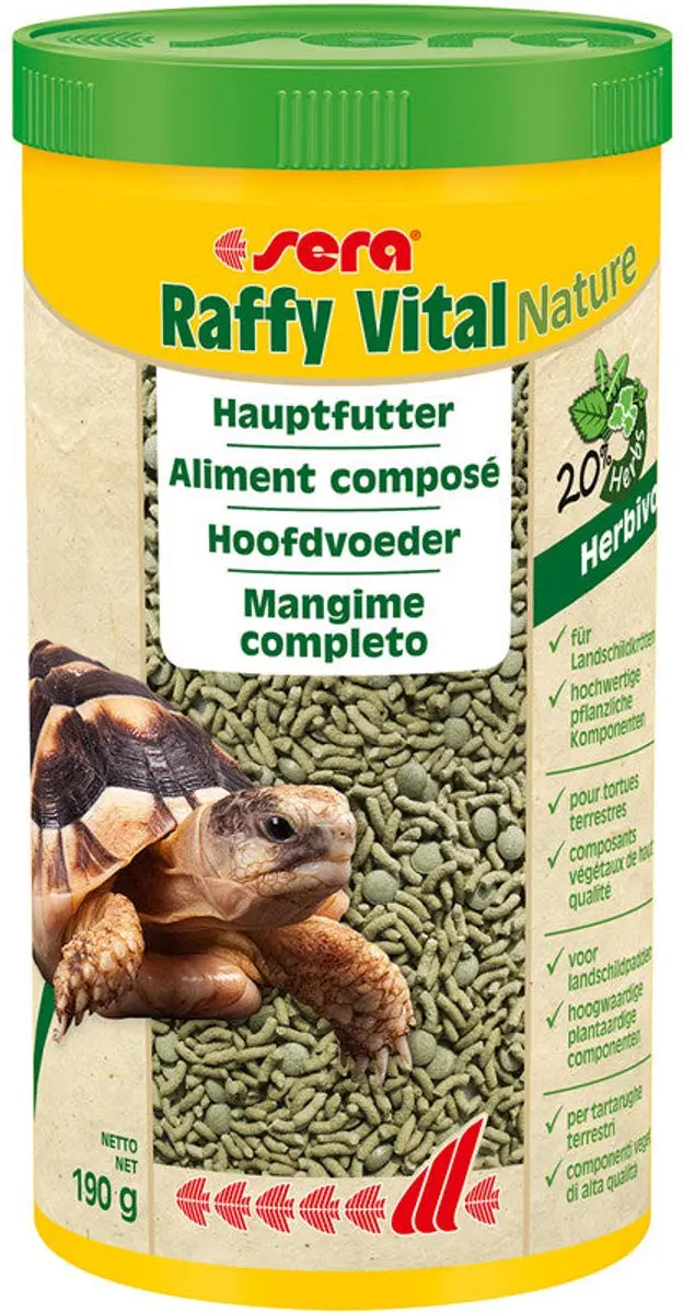 Sera Raffy Vital Nature Schildpaddenvoer 1000ml