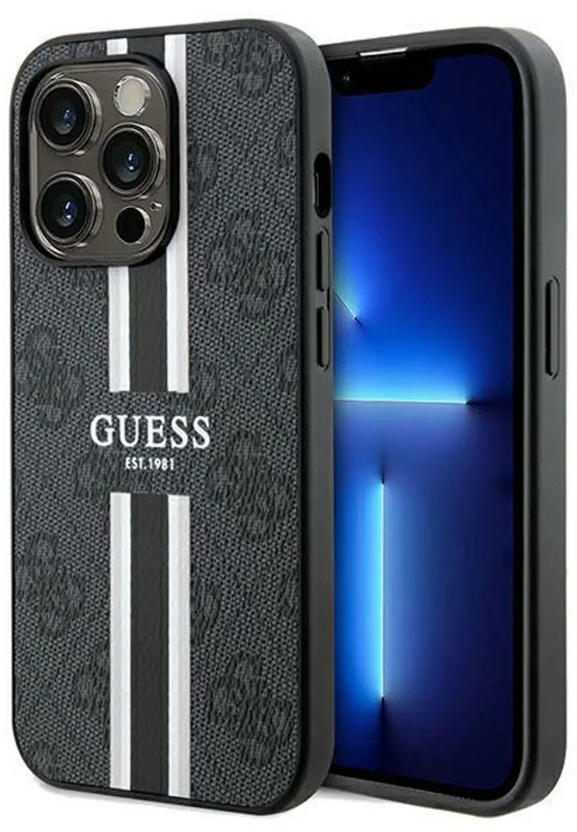Guess 4G Printed Stripe Back Case