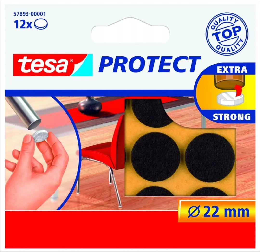 Tesa Protect Ronde Filtschijven Ø22mm - 2x Zelfklevend