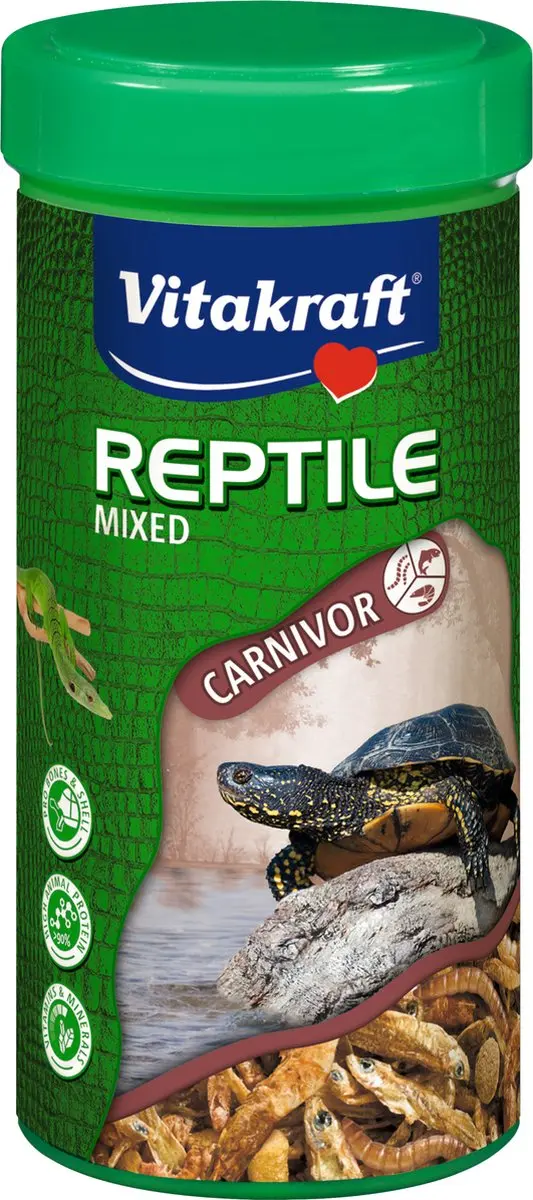 Vitakraft Reptiel Gemengde Carnivore 250ml