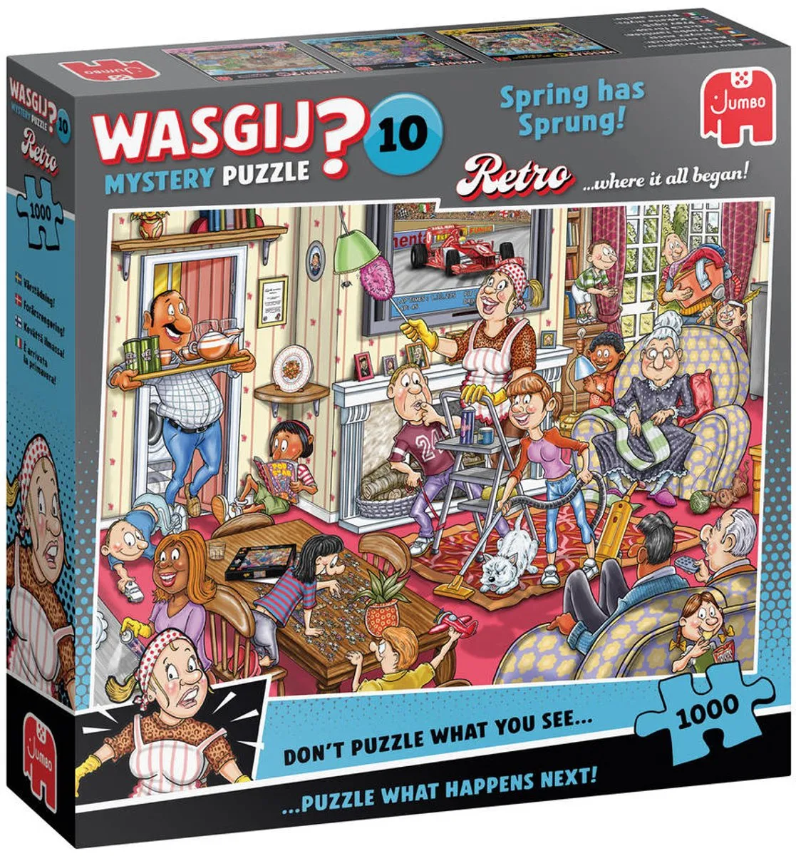Wasgij Retro Mystery 10 1110100801 Legpuzzel - 1000 Stuks - Meerkleurig