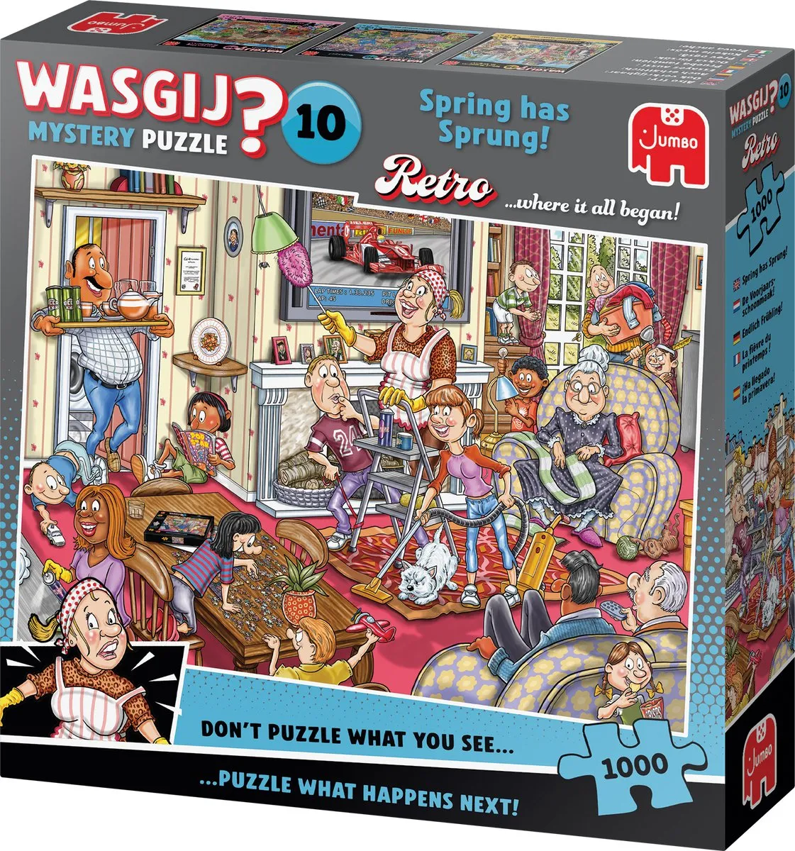 Wasgij Retro Mystery 10 1110100801 Legpuzzel - 1000 Stuks - Meerkleurig