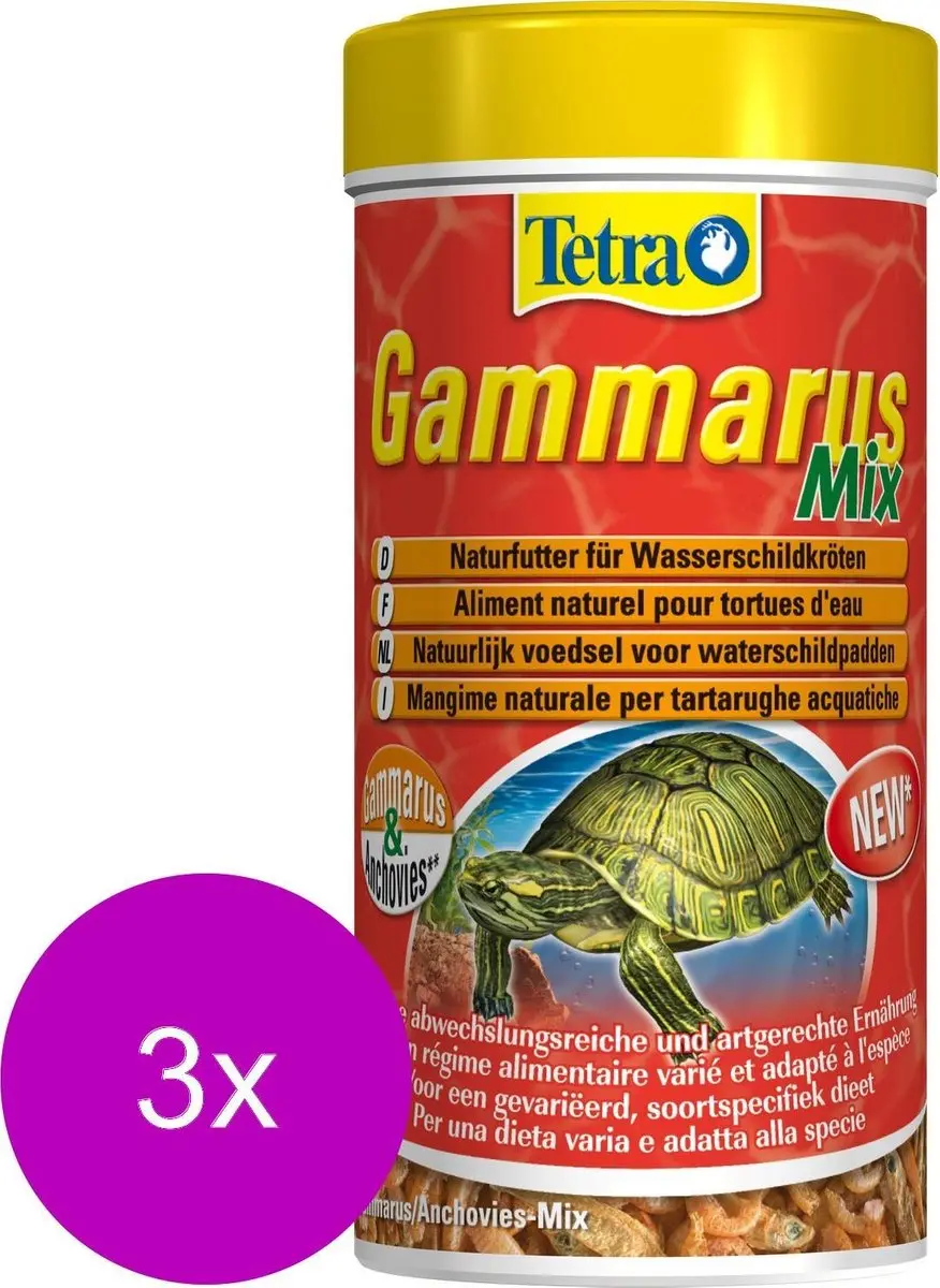 Tetra Fauna Gammarus Schildpadmix - 3x250ml