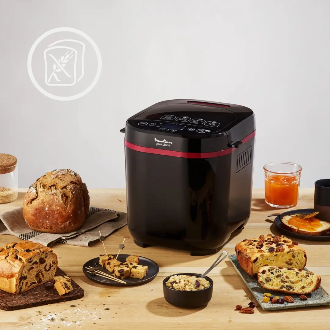 Moulinex OW2208 Broodbakmachine - 17 Programma's - 720W - Zwart