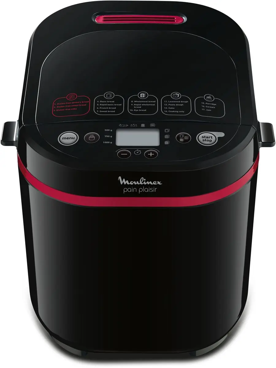 Moulinex OW2208 Broodbakmachine - 17 Programma's - 720W - Zwart