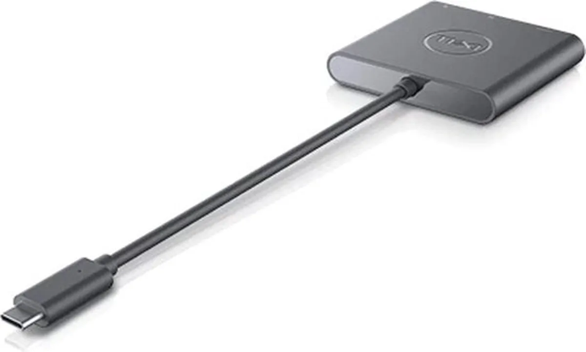Dell USB-C naar HDMI/DP Adapter met Power - Zwart
