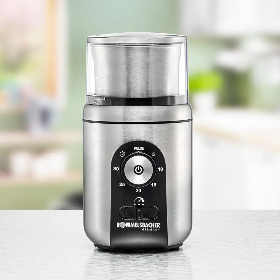 Rommelsbacher EGK 250 Kruiden- en Koffiemolen 200W - Zwart/RVS