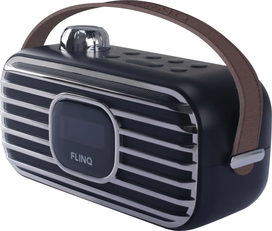FlinQ DAB Retro Radio - Wit