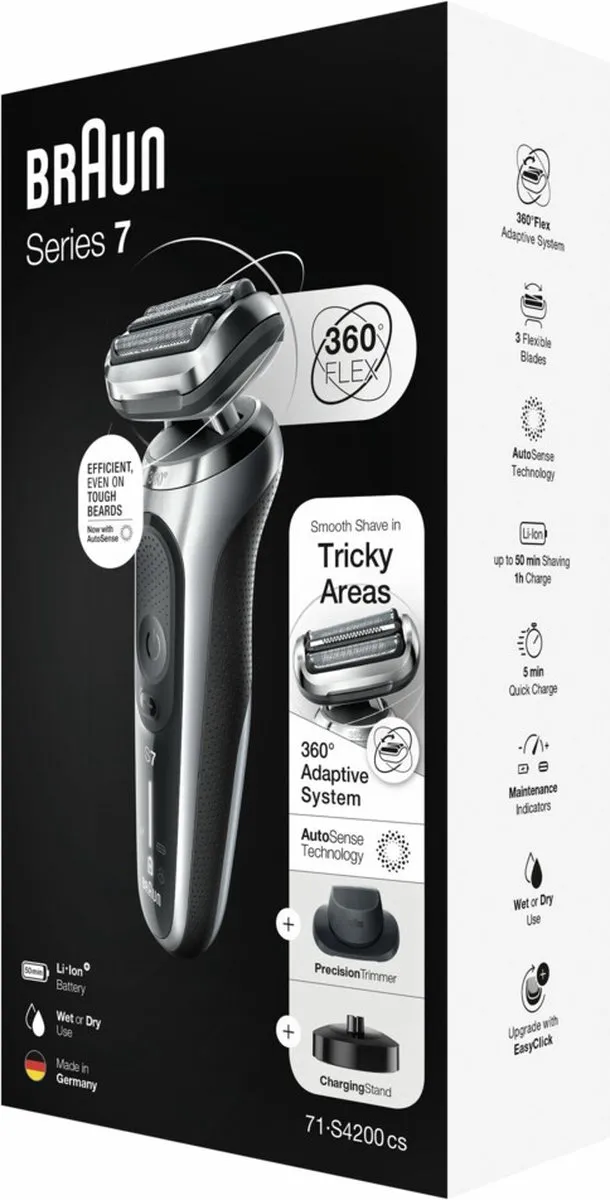 Braun Series 7 71-S4200cs Elektrisch Scheerapparaat - Zwart
