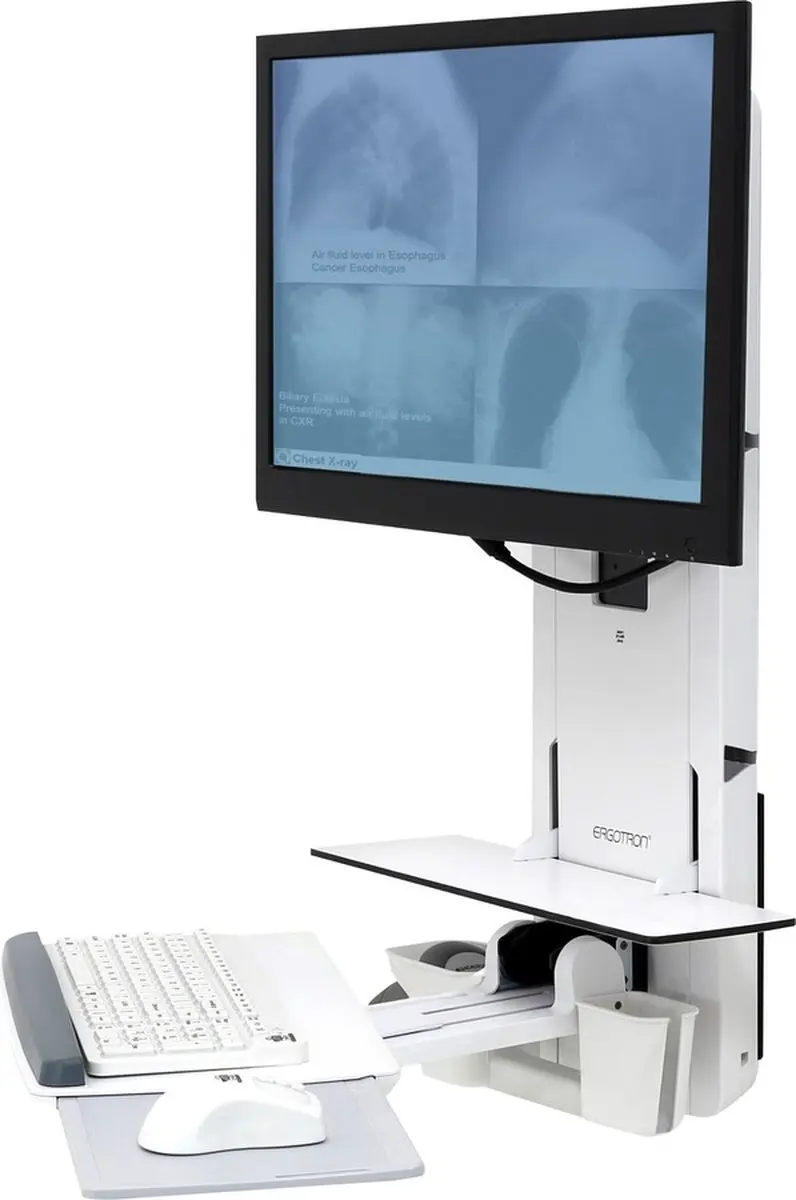 Ergotron StyleView Vertical Lift 61-080-062 Wandwerkstation - 24 Inch - Wit