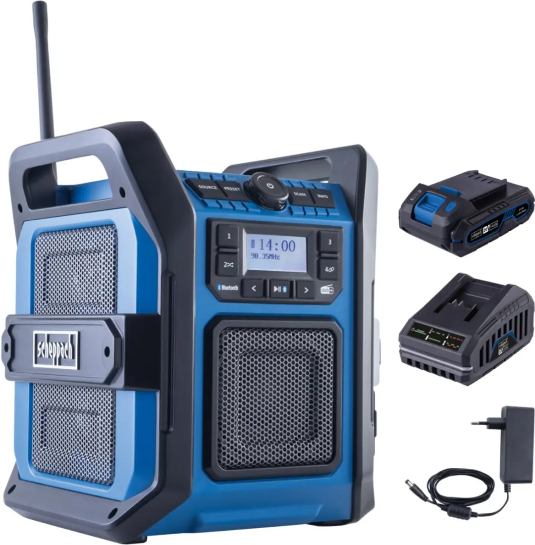 Scheppach Accu Bouwradio C-DAB30-X 20V