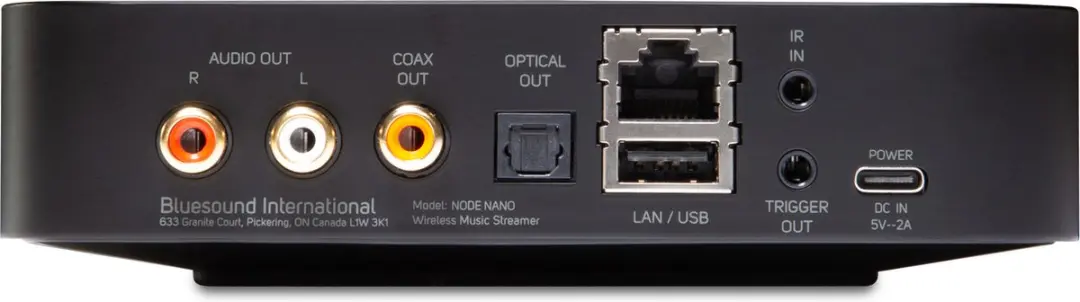 Bluesound Node Nano N030 Audio Streamer - Zwart