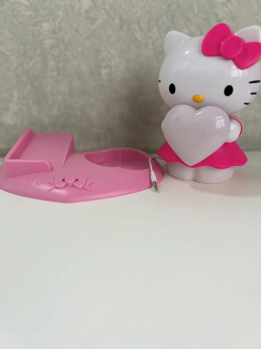 Hello Kitty Magische Luidspreker met Licht - Roze/Wit