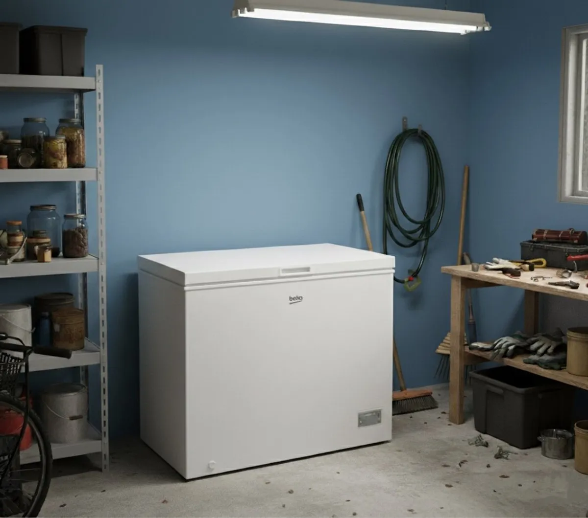 Beko CF316EWN Diepvrieskist 308L - Wit - afbeelding 6 van 6