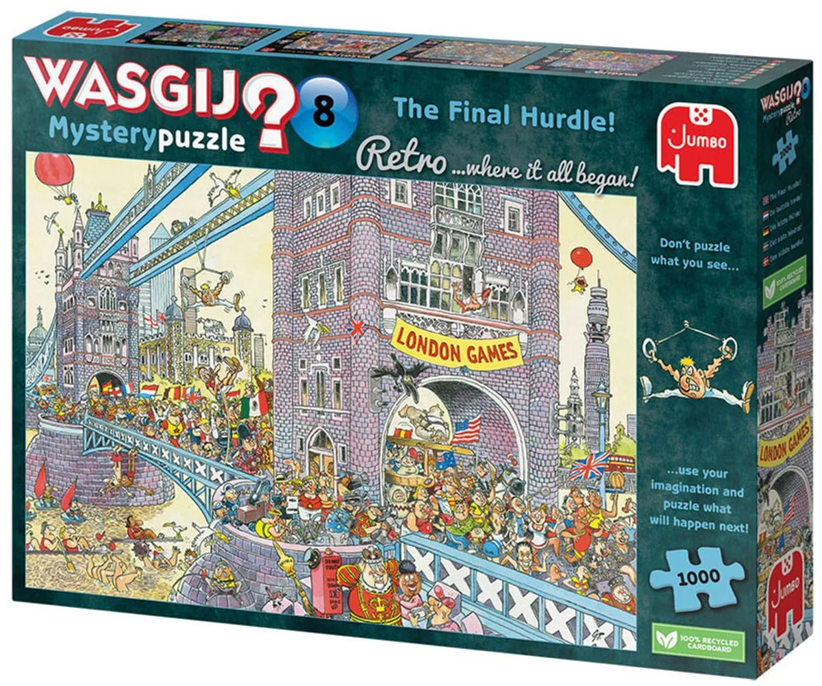 Wasgij Retro Mystery 8 1000 Stuks - Meerkleurig
