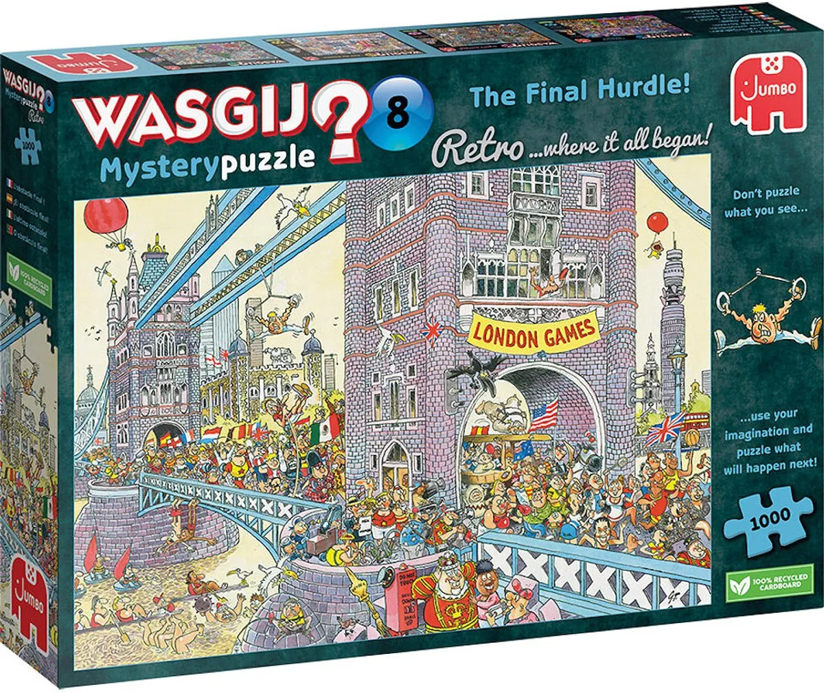 Wasgij Retro Mystery 8 1000 Stuks - Meerkleurig - afbeelding 6 van 6