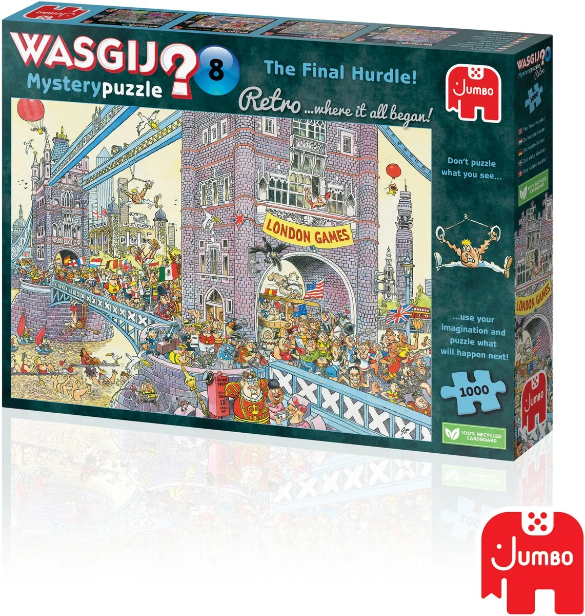 Wasgij Retro Mystery 8 1000 Stuks - Meerkleurig