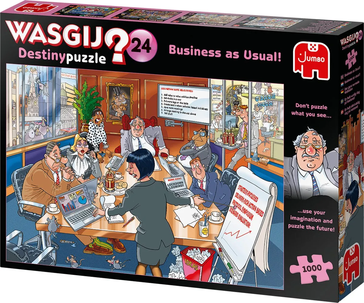 Wasgij Destiny 24 Business As Usual! Puzzel 1000 Stuks - Meerkleurig