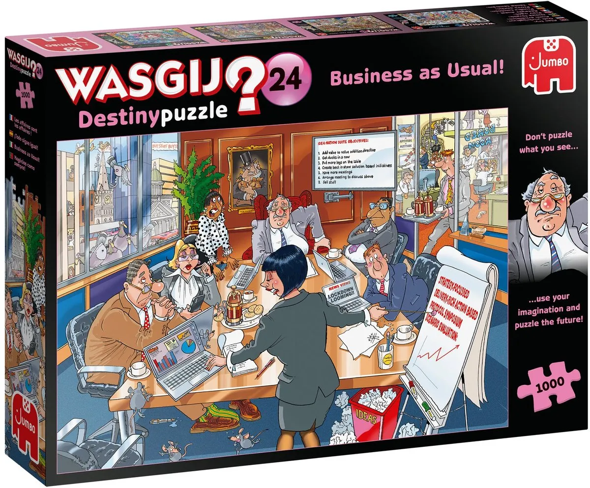 Wasgij Destiny 24 Business As Usual! Puzzel 1000 Stuks