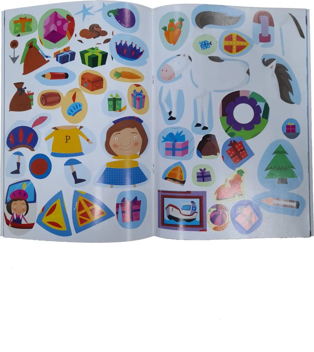 Van der Meulen Sinterklaas Kleurboek & Spelletjesboek A4 - Meerkleurig
