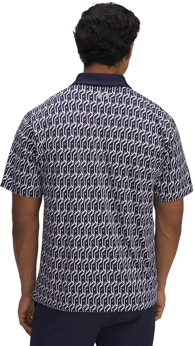 Under Armour Heren Playoff Golfpolo 3.0 - Navy Wit XXL