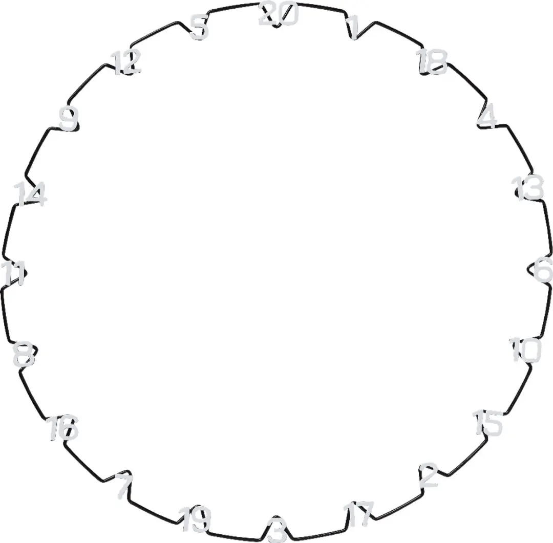 Unicorn Eclipse Ultra-Visible Numberring 45cm