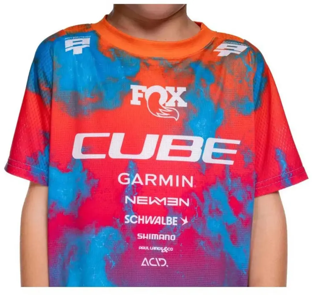 Cube Actionteam Enduro Trui Kinderen - L - Blauw - afbeelding 3 van 4