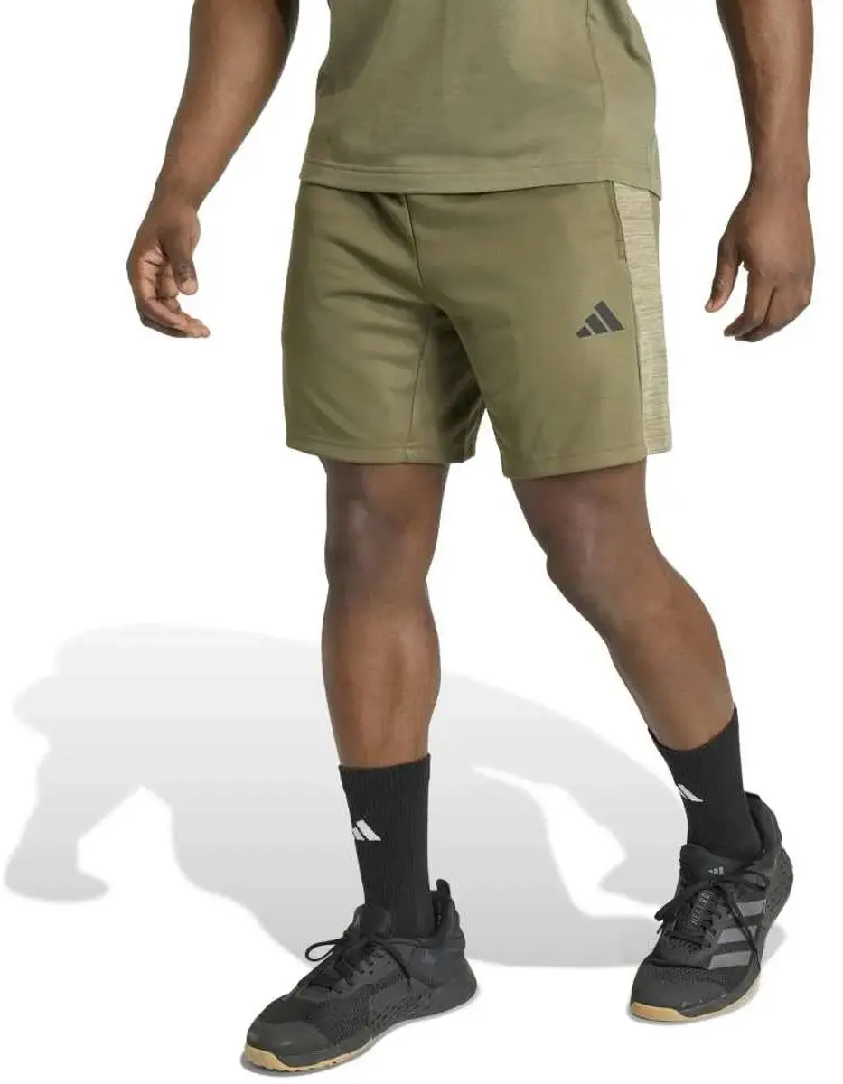 adidas Workout Essentials Korte Broek Olive Strata L