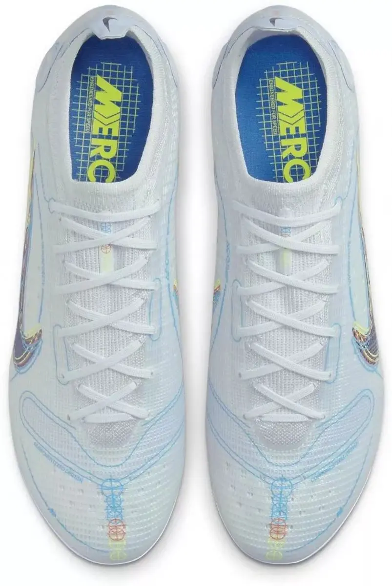 Nike Mercurial Vapor Elite FG Voetbalschoenen 41 - Blauw/Grijs