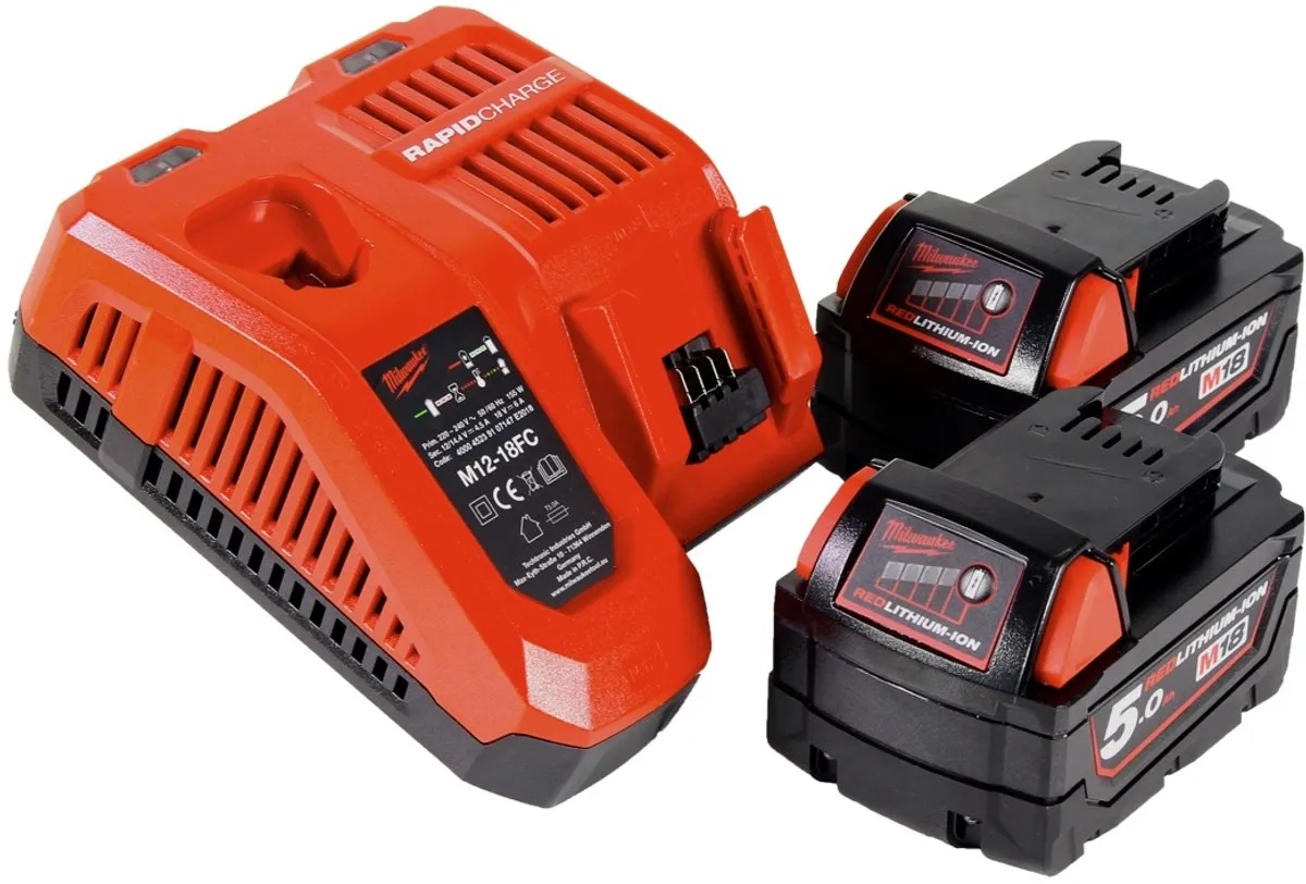 Milwaukee M18 FTR-502X Bovenfrees - 18V - 2x 5.0Ah Accu + Lader + HD Doos