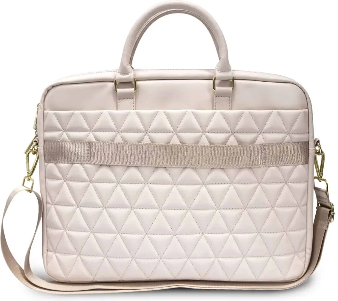 Guess Quilted Laptop Tote 5152 - 15 inch - Roze