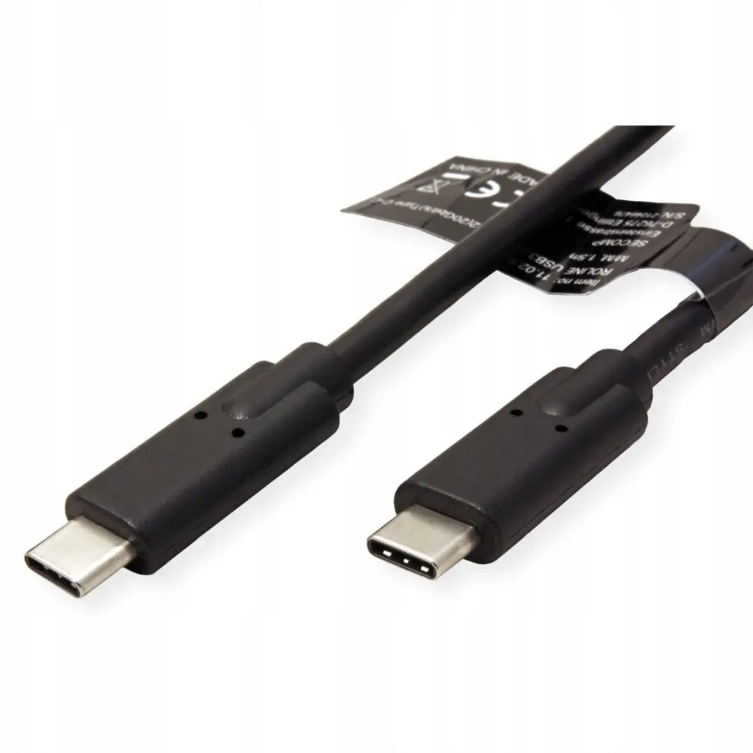 Roline USB 3.2 Gen 2x2 C-C-kabel 20Gbps PD 20V 5A - 0,5m