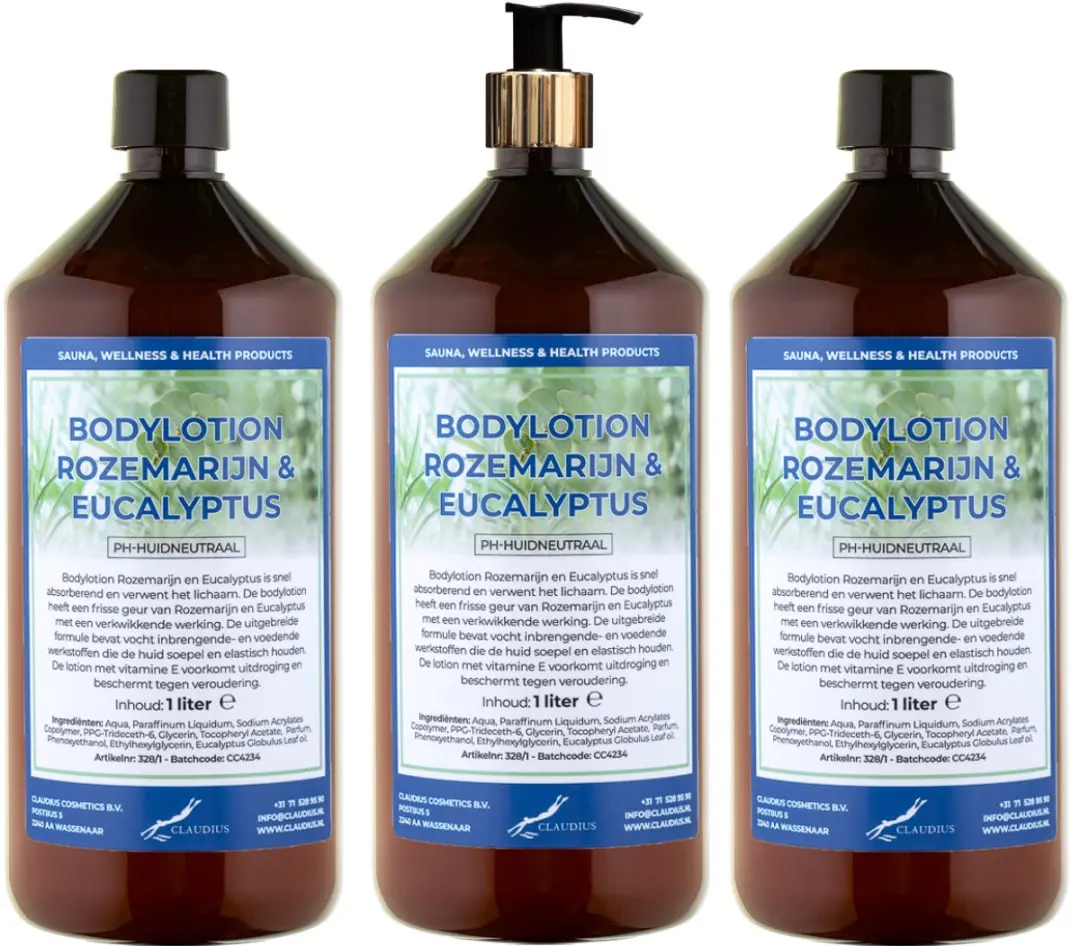 Splashbox Cosmetics Rozemarijn & Eucalyptus Bodylotion 3L