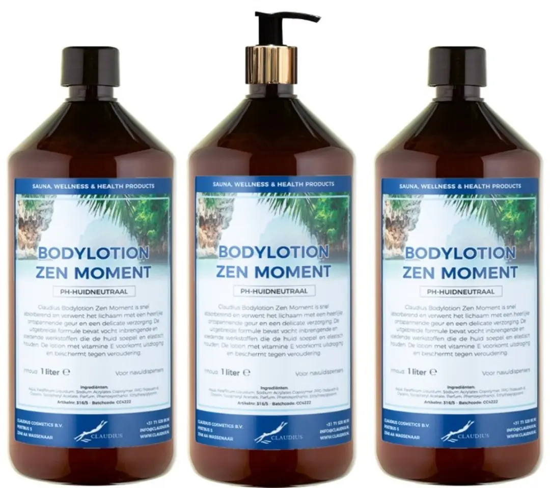 Splashbox Cosmetics Zen Moment Bodylotion 3L - 3 Stuks