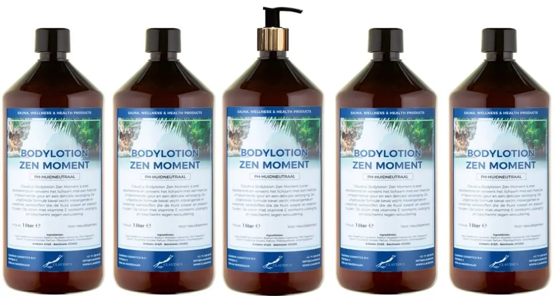 Splashbox Cosmetics Zen Moment Bodylotion 1L - 5 Stuks