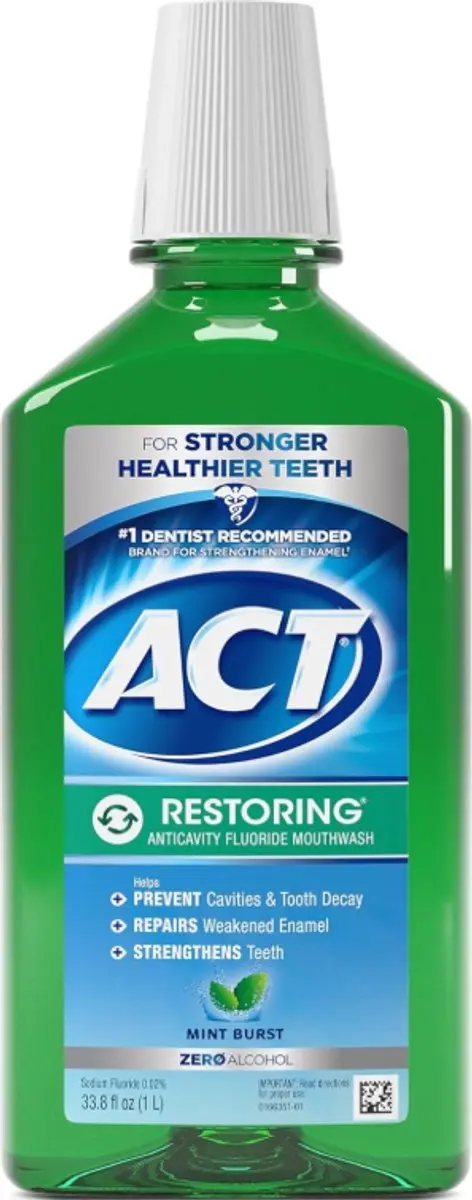 ACT Restoring Mondwater Fluoride 1L