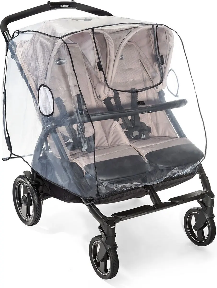 Reer Regenhoes Twinwagens Transparant