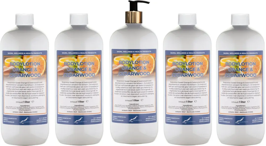 Splashbox Cosmetics Sweet Orange & Cedarwood Bodylotion 1L