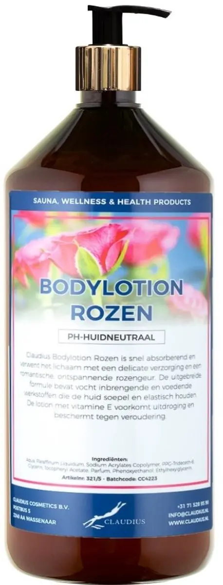 Splashbox Cosmetics Bodylotion Rozen 1L