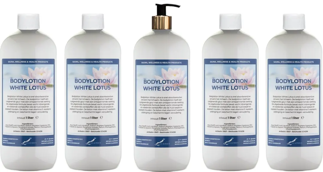 Splashbox Cosmetics Bodylotion White Lotus 1L