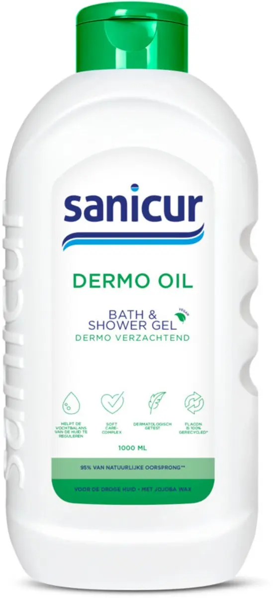 Sanicur Dermo Oil Bad- en Douchegel 1000ml